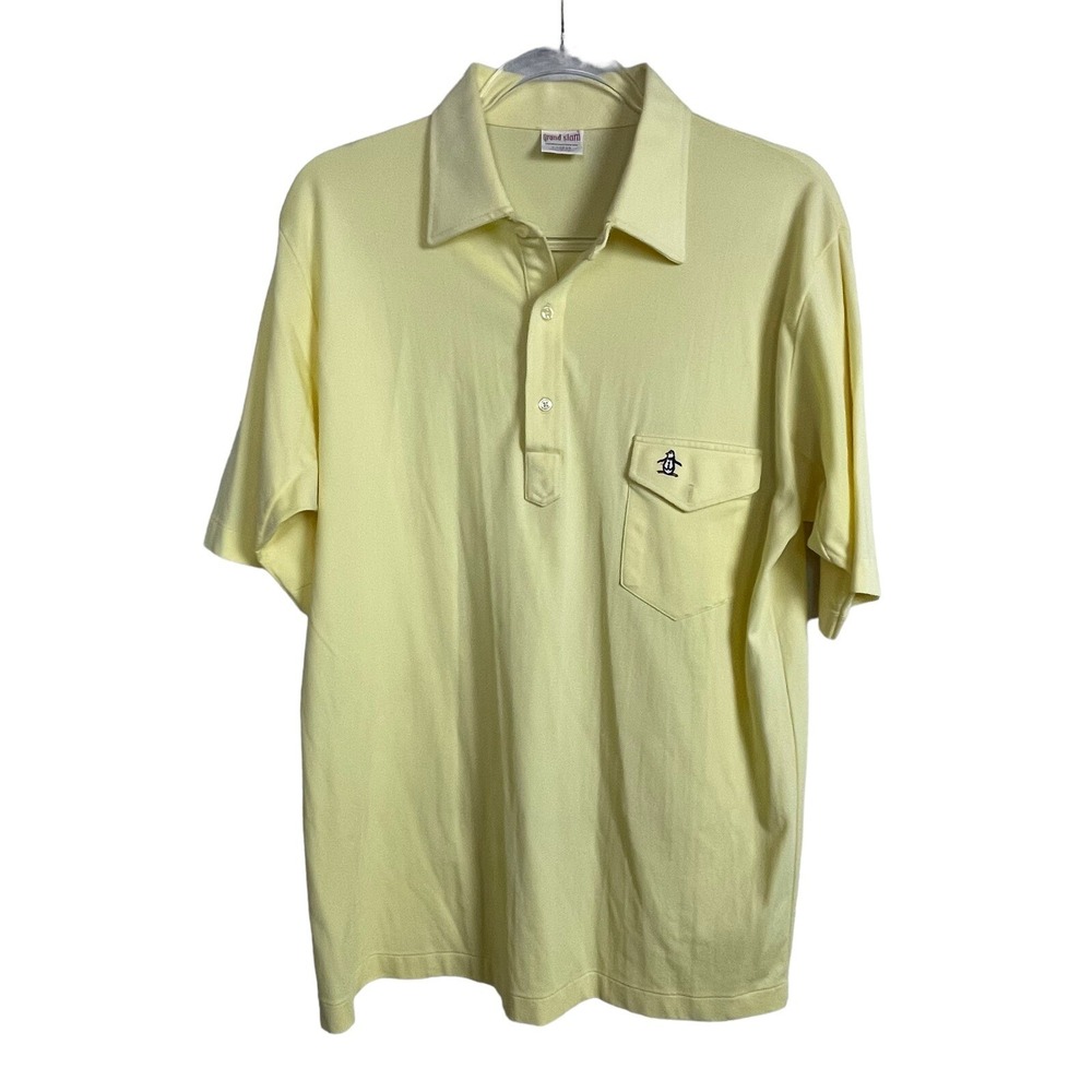 Grand Slam Munsingwear USA Vintage‎ Polo Shirt Men's Size XL Yellow